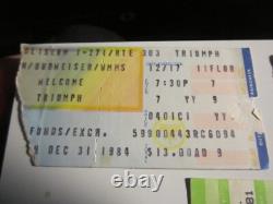 3 Triumph Concert Ticket Stubs Used 1981 1984 1986 Ofc-t2