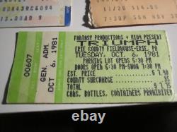 3 Triumph Concert Ticket Stubs Used 1981 1984 1986 Ofc-t2
