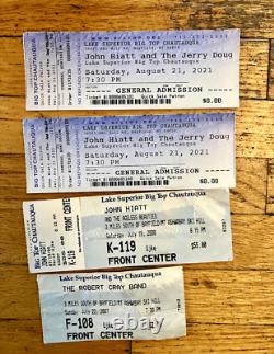 33 Concert Ticket Stubs + Signed VIP Pass-Pink Floyd, U2, SRV, Punk, Stones