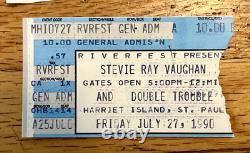 33 Concert Ticket Stubs + Signed VIP Pass-Pink Floyd, U2, SRV, Punk, Stones