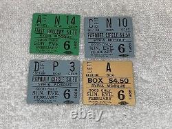 4 BOB DYLAN 1966 ORIGINAL USED CONCERT TICKET STUBS SYRIA MOSQUE PA The Band