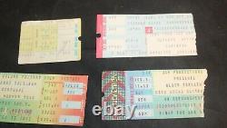 4 Black Sabbath Ozzy Osbourne Concert Ticket Stubs 1978-82