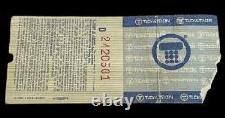 (4) The Who Concert Ticket Stub Msg, Shea Stadium, Centrum Worcester, Ma, N. J