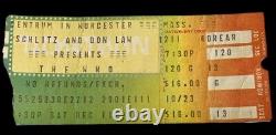 (4) The Who Concert Ticket Stub Msg, Shea Stadium, Centrum Worcester, Ma, N. J