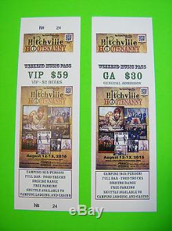 400 Event Tickets Concert, Raffle Custom Printed Full Color, Perforated Stub