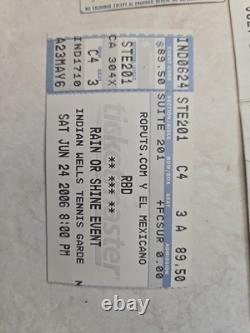 5 Concert Ticket Stubs Justin Timberlake Sounds Of The Underground Ozzfest 2004