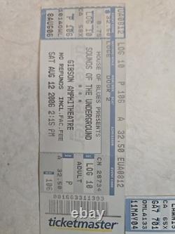 5 Concert Ticket Stubs Justin Timberlake Sounds Of The Underground Ozzfest 2004