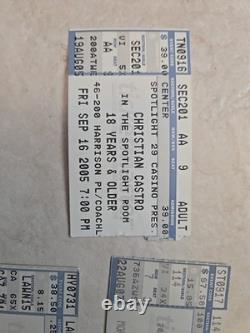 5 Concert Ticket Stubs Justin Timberlake Sounds Of The Underground Ozzfest 2004