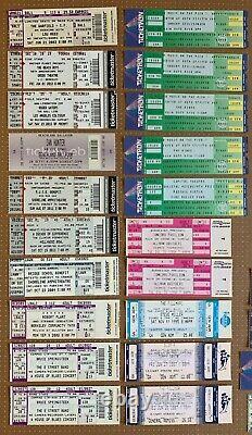 53 Unused Concert Tickets (Not Ticket Stubs) From 1978 to Present Sold as a Lot