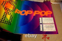 6 U2 CONCERT TOUR & POSTER BOOK LOT w TICKET STUBS POPMART, ELEVATION VERTIGO