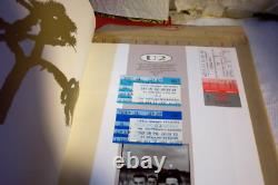 6 U2 CONCERT TOUR & POSTER BOOK LOT w TICKET STUBS POPMART, ELEVATION VERTIGO
