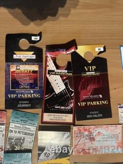 60+ Concert Ticket Stubs VIP LA Forum Hollywood Bowl U2 Van Halen Grateful Dead