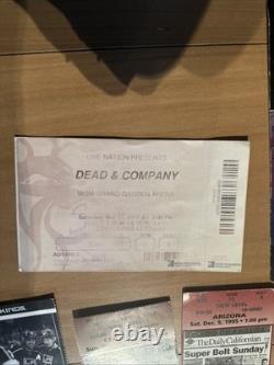 60+ Concert Ticket Stubs VIP LA Forum Hollywood Bowl U2 Van Halen Grateful Dead