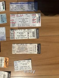 60+ Concert Ticket Stubs VIP LA Forum Hollywood Bowl U2 Van Halen Grateful Dead