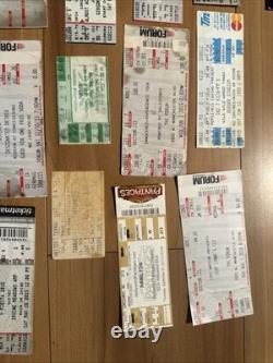 60+ Concert Ticket Stubs VIP LA Forum Hollywood Bowl U2 Van Halen Grateful Dead