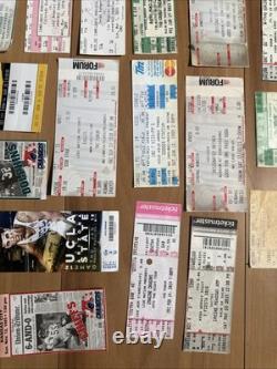 60+ Concert Ticket Stubs VIP LA Forum Hollywood Bowl U2 Van Halen Grateful Dead