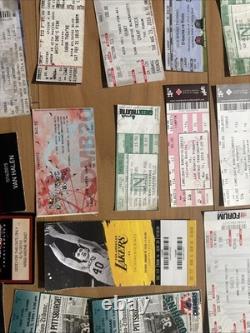 60+ Concert Ticket Stubs VIP LA Forum Hollywood Bowl U2 Van Halen Grateful Dead