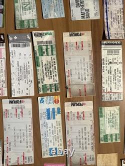 60+ Concert Ticket Stubs VIP LA Forum Hollywood Bowl U2 Van Halen Grateful Dead