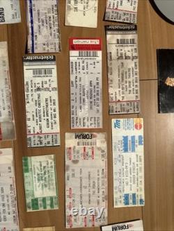 60+ Concert Ticket Stubs VIP LA Forum Hollywood Bowl U2 Van Halen Grateful Dead