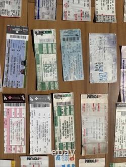 60+ Concert Ticket Stubs VIP LA Forum Hollywood Bowl U2 Van Halen Grateful Dead