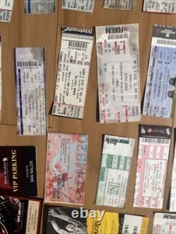 60+ Concert Ticket Stubs VIP LA Forum Hollywood Bowl U2 Van Halen Grateful Dead