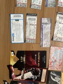 60+ Concert Ticket Stubs VIP LA Forum Hollywood Bowl U2 Van Halen Grateful Dead