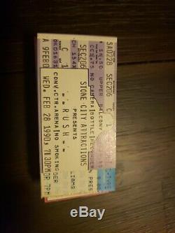 (64) Concert Ticket Stubs San Antonio Texas Rush Ac/dc Kiss Judas Priest krokus