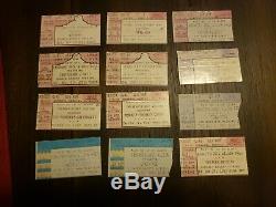 (64) Concert Ticket Stubs San Antonio Texas Rush Ac/dc Kiss Judas Priest krokus