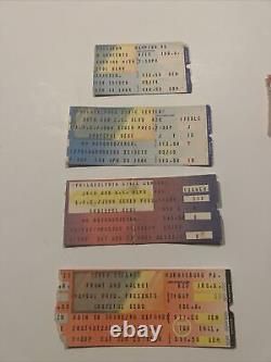 7 Grateful Dead 1984 Concert Ticket Stubs Jerry Garcia Bob Weir Music