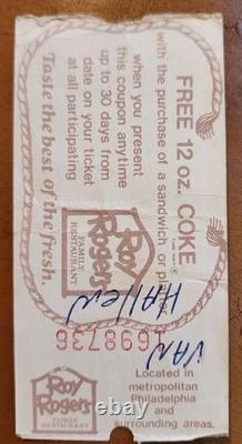 8/29/ 1978 BLACK SABBATH (Ozzy) VAN HALEN ROTH PHILADELPHIA CONCERT TICKET STUB