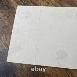 8/3/64 The Beatles Movie Complete Concert Ticket Stub! Irvine Theatre, Illinois