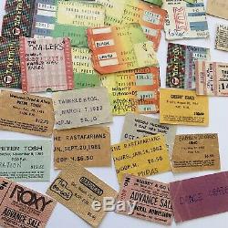 80/82 Reggae LA Concert Ticket Stub Lot Wailers Twinkle Brothers Roxy Whisky Ska