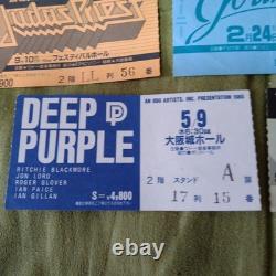 80s Metal Concert Ticket Stubs Japan Tour 1983-1985 Judas Priest Ozzy Gary Moore