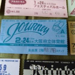 80s Metal Concert Ticket Stubs Japan Tour 1983-1985 Judas Priest Ozzy Gary Moore