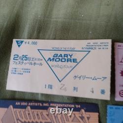 80s Metal Concert Ticket Stubs Japan Tour 1983-1985 Judas Priest Ozzy Gary Moore
