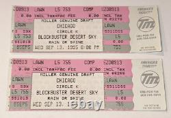 9/13/95 Chicago Band Concert Music Blockbuster Desert Sky Pavilion Ticket Stub