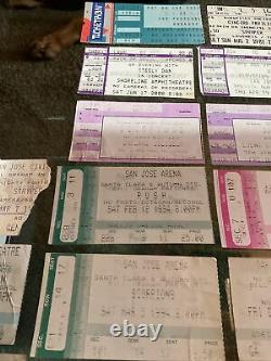 90s Rock Concert Ticket Stubs Lot of 29 Van Halen Kiss Iron Maiden Stryper