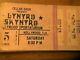 A October 15 Lynyrd Skynyrd Concert Ticket Stub