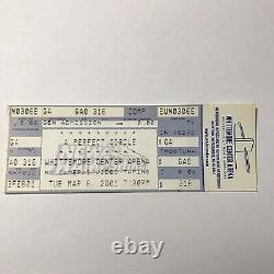A Perfect Circle Whittemore Center Arena Concert Ticket Stub Vintage March 2001
