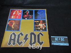 AC/DC 1982 Japan Tour Book with Ticket Stub Concert Program Angus Young