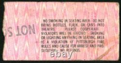 AC/DC (Band)-Bon Scott-UFO-1979 Concert Ticket Stub (Pittsburgh-Stanley Theatre)