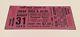 Ac Dc Bon Scott Concert Ticket Stub Unused August 31, 1978 Portland Oregon