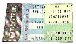 AC/DC Highway To Hell Concert Ticket Stub October 19, 1979 Aragon Chicago RARE