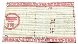 AC/DC Highway To Hell Concert Ticket Stub October 19, 1979 Aragon Chicago RARE