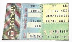 AC/DC Highway To Hell Concert Ticket Stub October 19, 1979 Aragon Chicago RARE