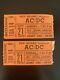 Ac/dc Rare Concert Ticket Stubs St. John's Arena 10/21/1979 Columbus, Oh