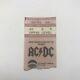 Acdc Memorial Coliseum Portland Concert Ticket Stub Vintage October 1983