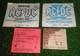 Acdc X4 Original Vintage Ticket Stubs 1980's