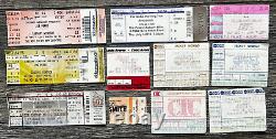 AEROSMITH Ticket Stub 11pc Lot 1982 1984 1985 1986 1987 1994 2007 2012 MICHIGAN