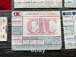 AEROSMITH Ticket Stub 11pc Lot 1982 1984 1985 1986 1987 1994 2007 2012 MICHIGAN